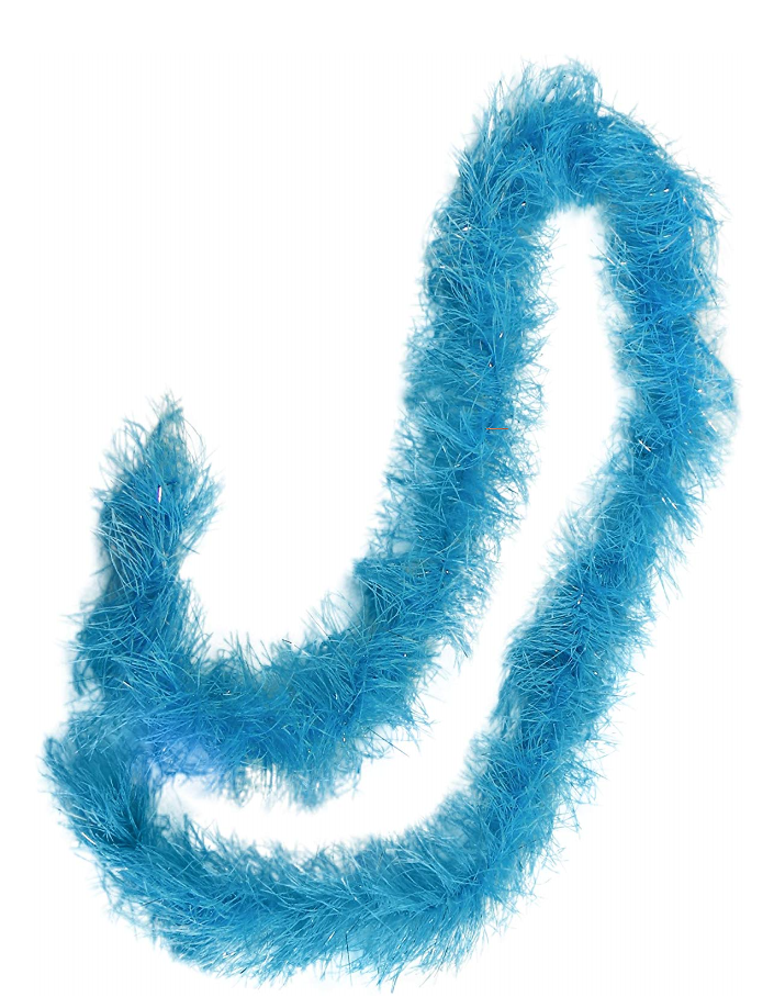 Two Polyester Featherless Boas