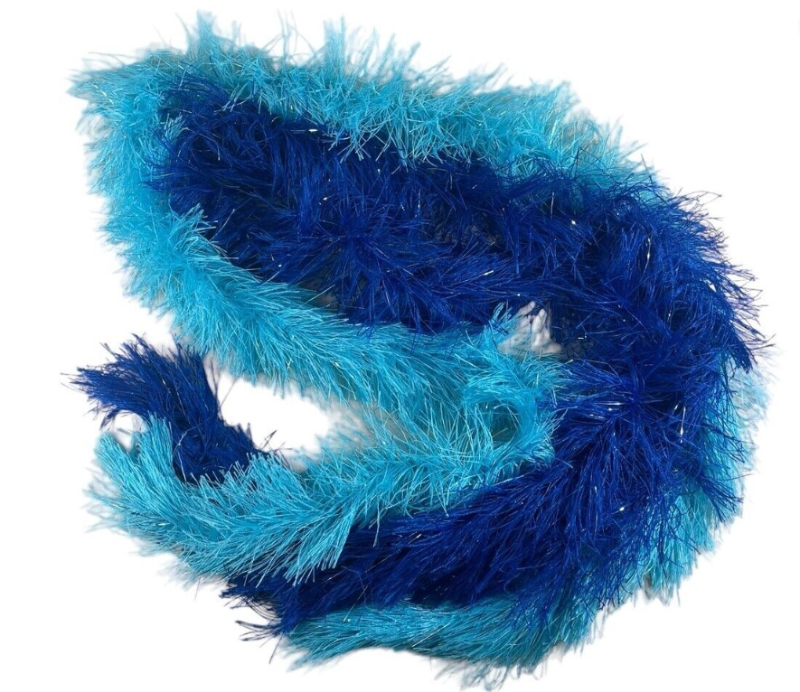 Two Polyester Featherless Boas