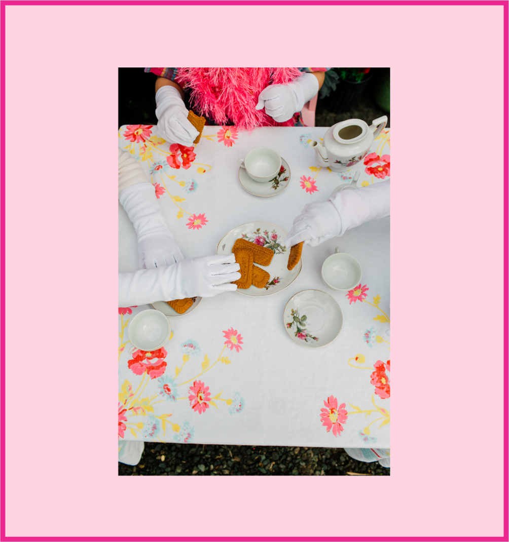 Girl's Long White Dress Up Gloves