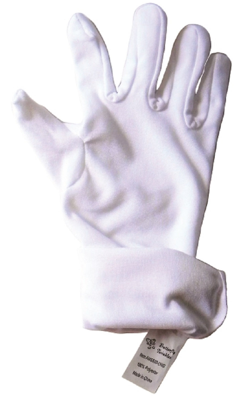 Girl's Long White Dress Up Gloves