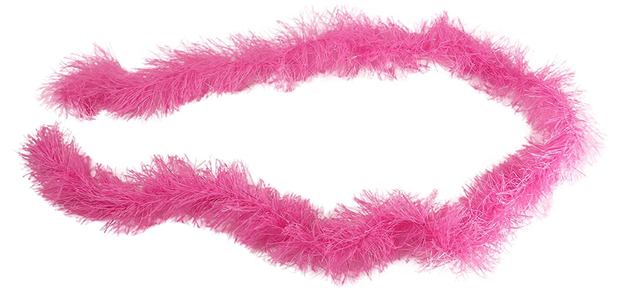 Girl's Tea Party Fluffy Dress Up Polyester Multi Color Boas Set of 4